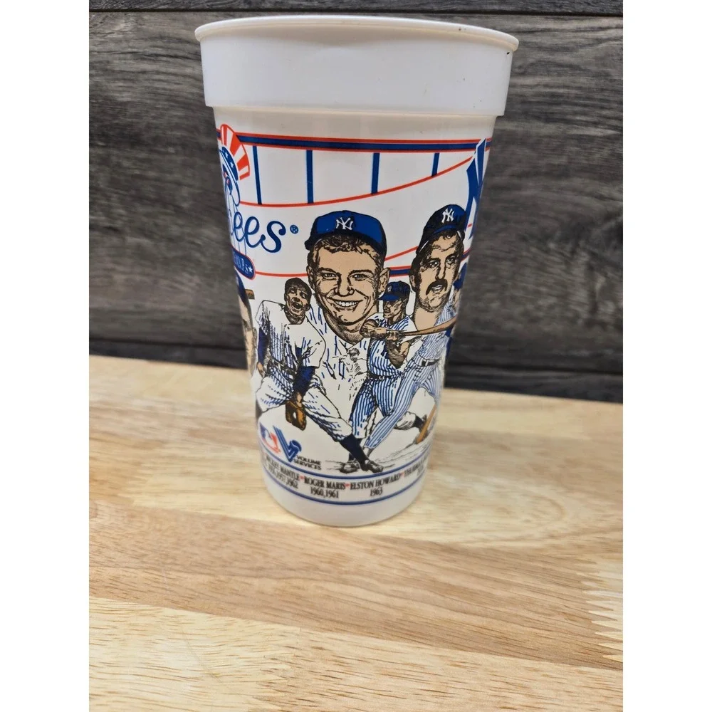 Vintage New York Yankees American League MVPs Souvenir Stadium Cup Plastic MLB